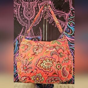 Vera Bradley Reversible Tote Bag - Retired Pattern "Call Me Coral"
